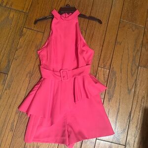 Deedee hot pink romper